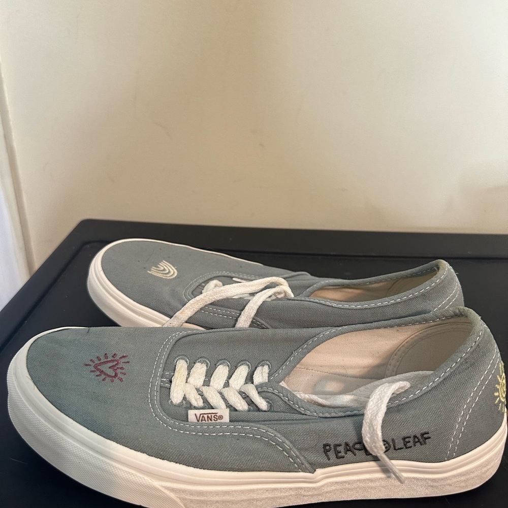 Vans Old Skool Eco Theory Peace Leaf Skate Sneakers Unisex M 8.5/ W 10